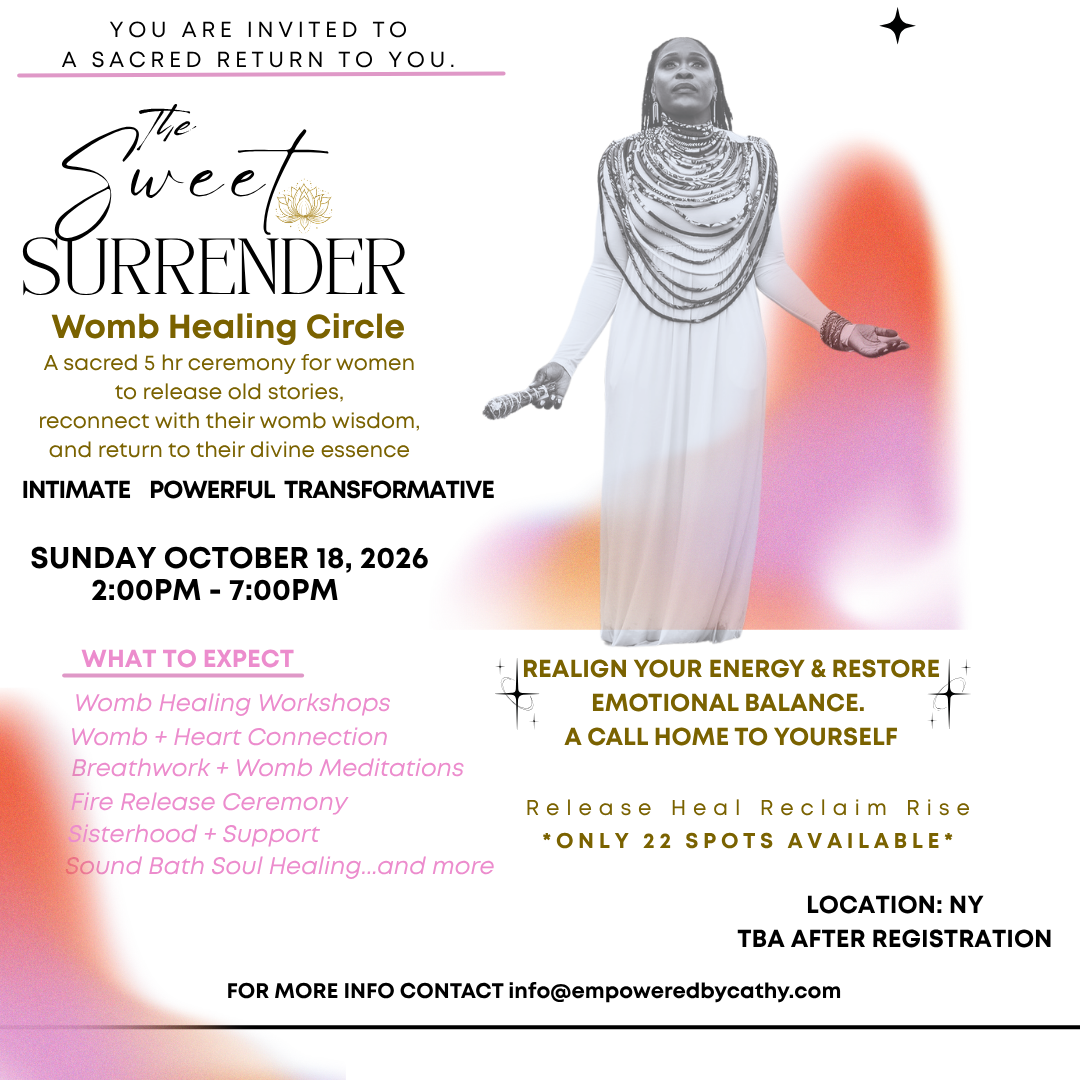 The Sweet Surrender Womb Healing Day Retreat