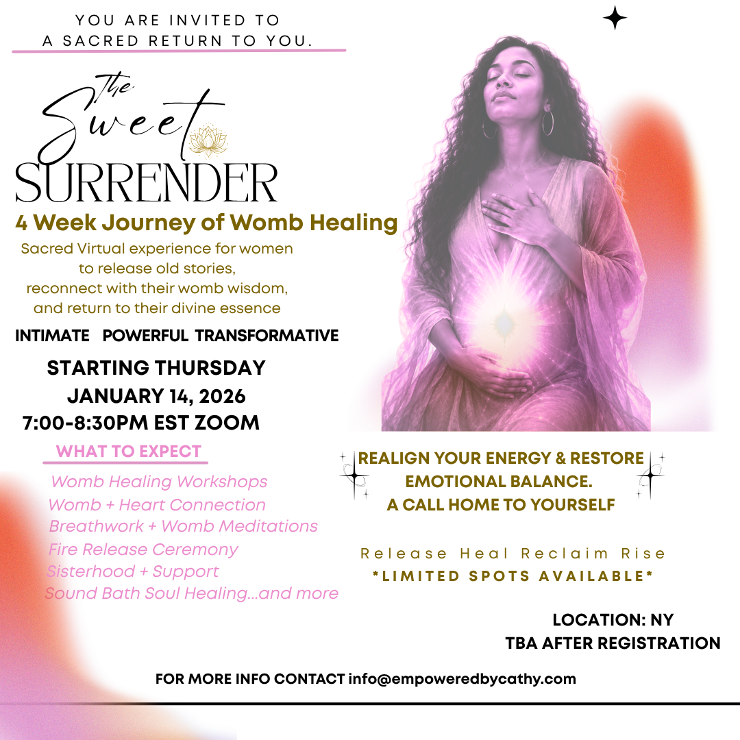 The Sweet Surrender: A 4 Week Journey of Womb Healing
