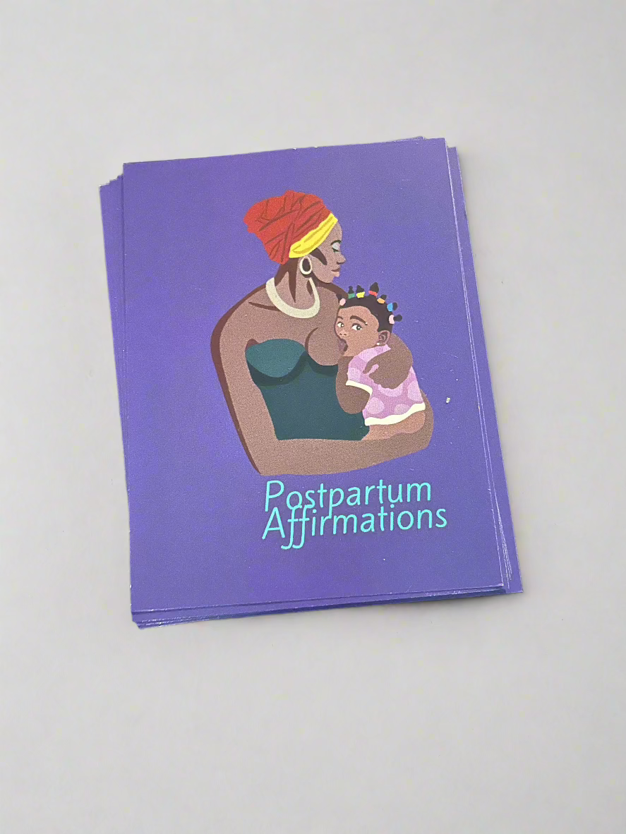 Postpartum Affirmation Card Deck - Breastfeeding Friendly