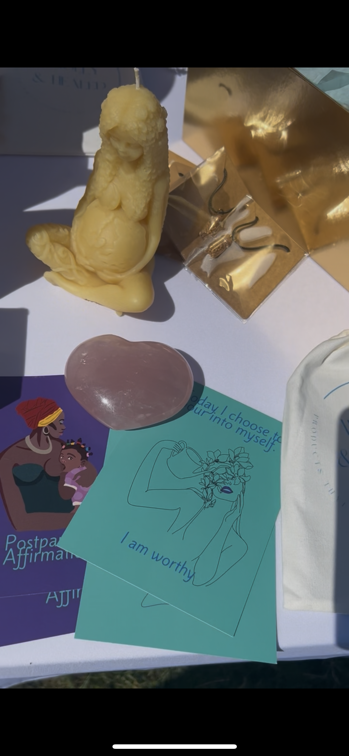 Postpartum Affirmation Card Deck - Breastfeeding Friendly