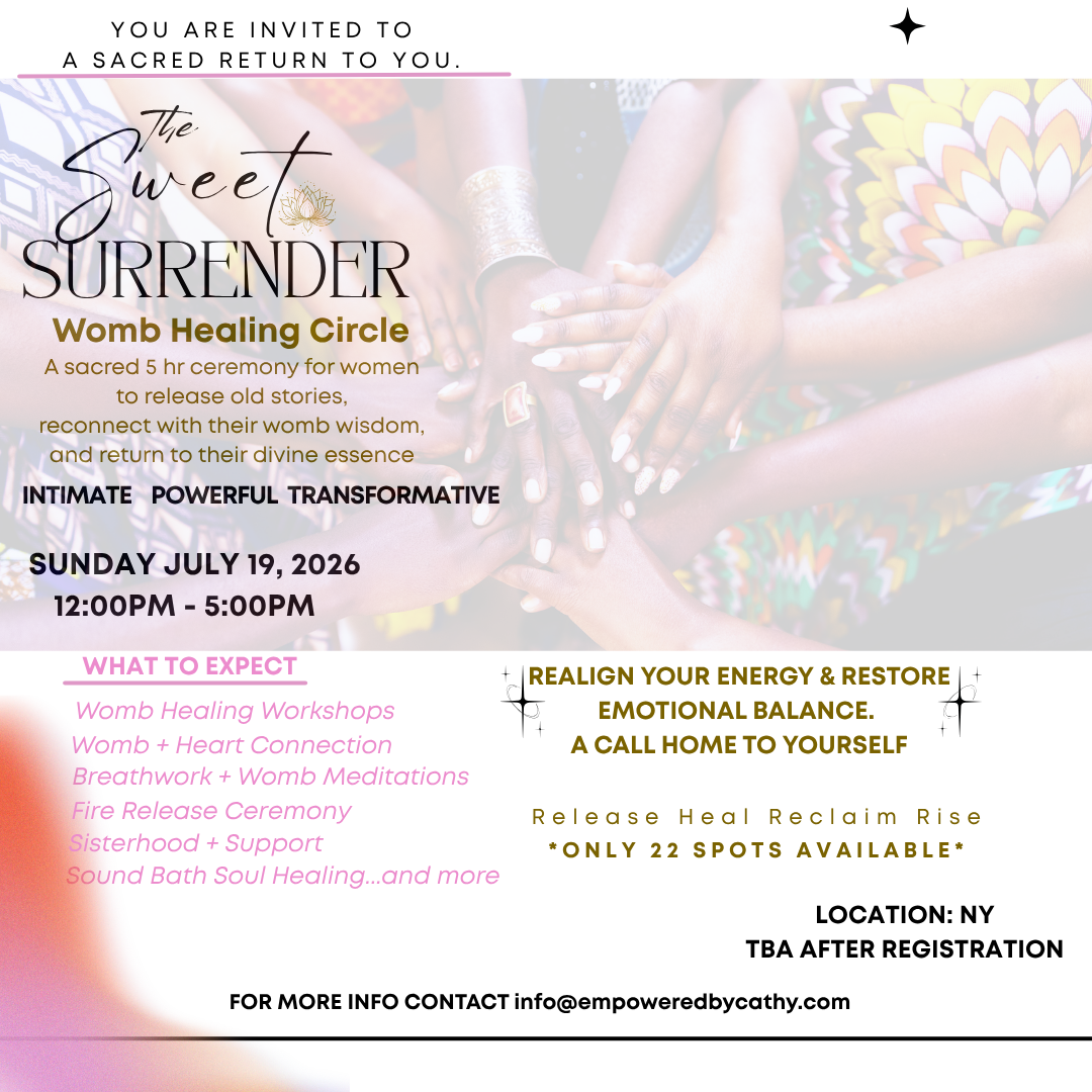The Sweet Surrender - Womb Healing Circle