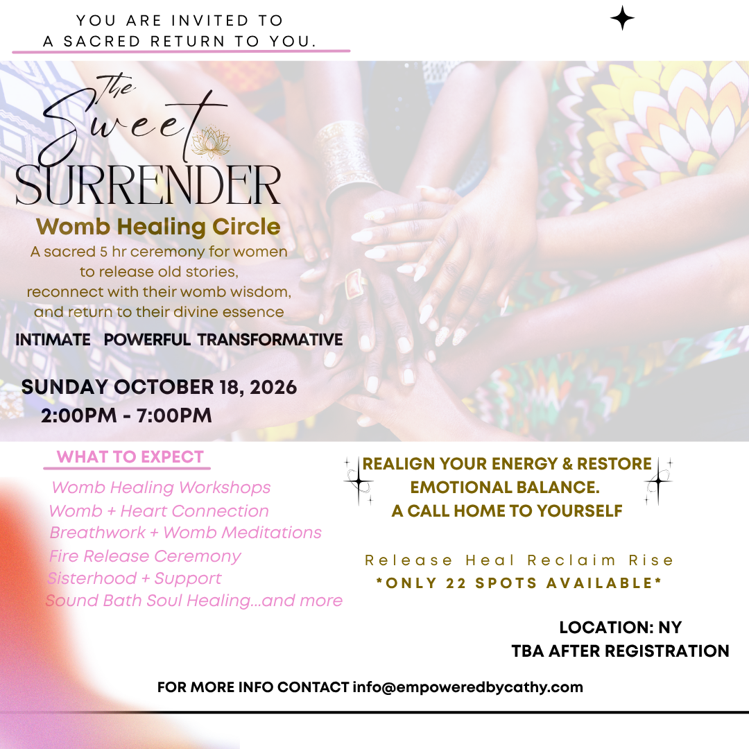 The Sweet Surrender Womb Healing Day Retreat