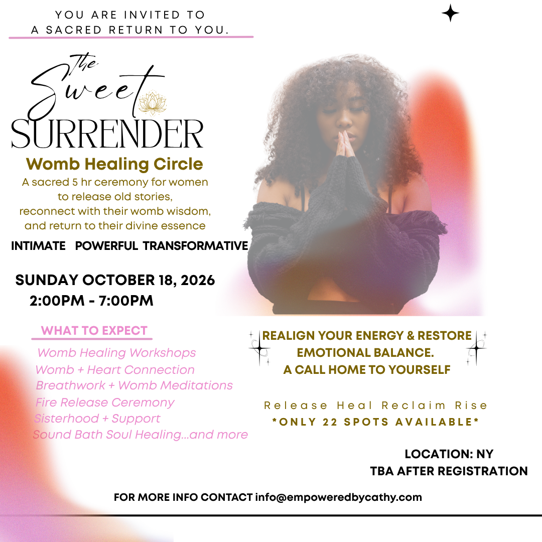 The Sweet Surrender Womb Healing Day Retreat