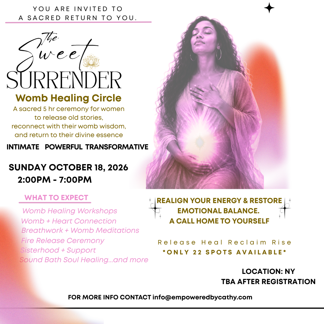 The Sweet Surrender Womb Healing Day Retreat