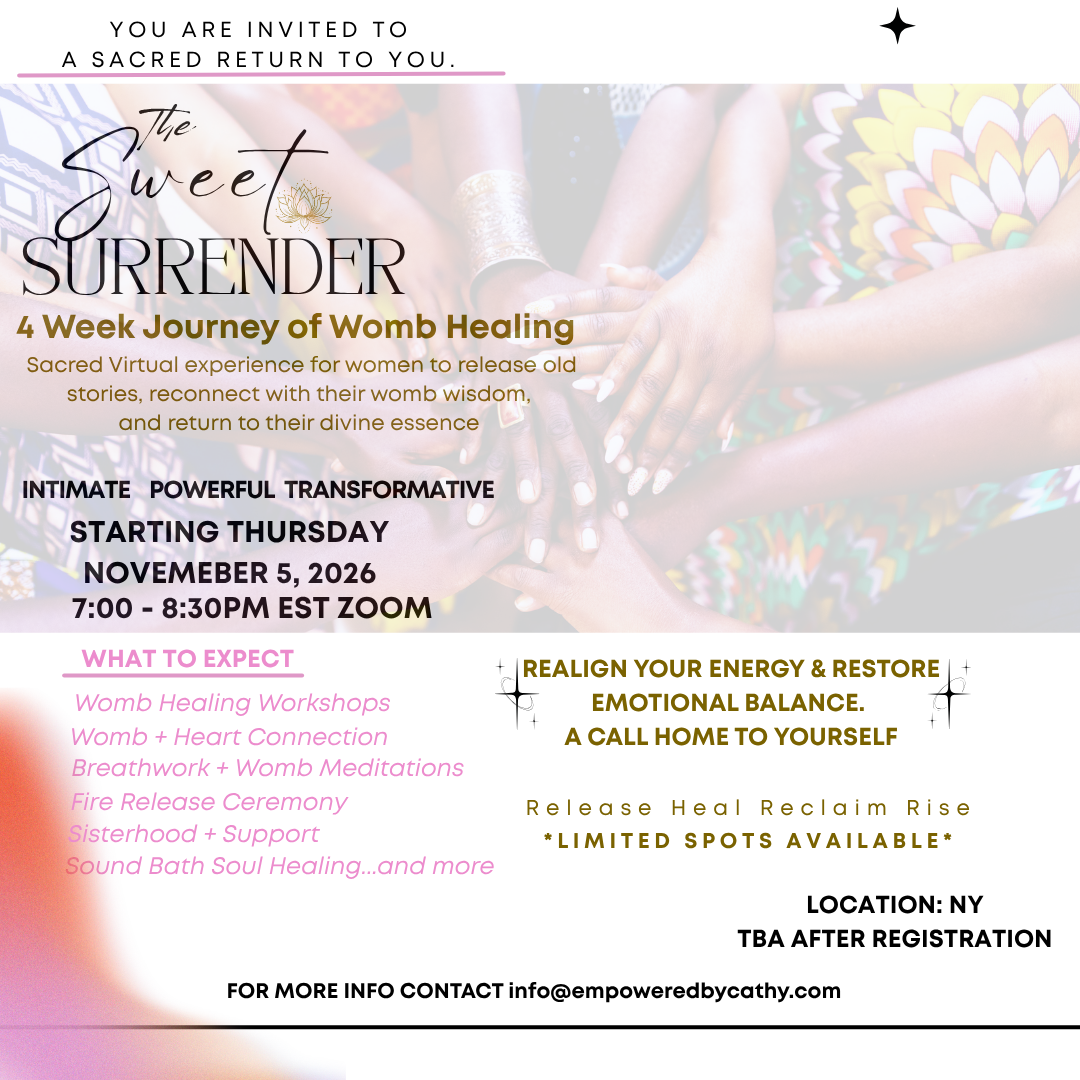 The Sweet Surrender: A 4 Week Journey of Womb Healing