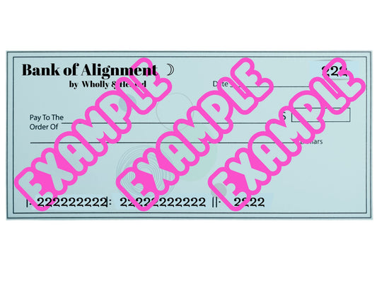 Manifesting Checks for Vision Boarding